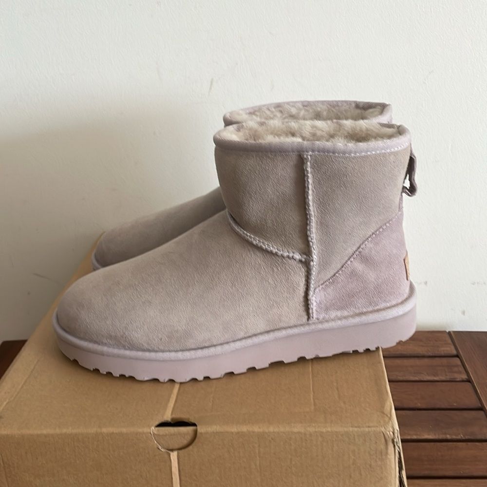 UGG Classic Mini II Boots Pale Smoke USA Women Size 11/UK 9/EU 42 - Picture 6 of 14